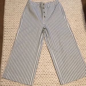 Madewell Wide Leg cropped pants